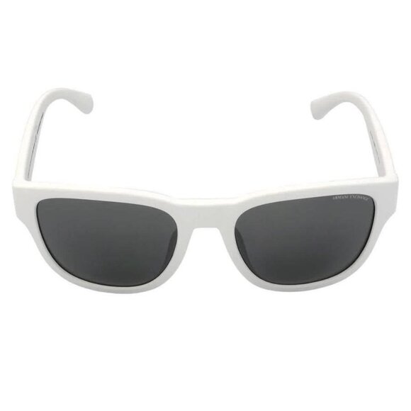 FX04962B Armani Exchange Gray Mirrored Silver Square Men's Sunglasses AX4115SU 8 - Picture 1 of 5